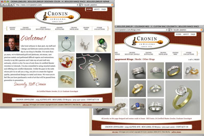 Cronin Jewelers screenshot